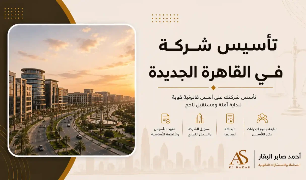 تأسيس شركة في القاهرة الجديدة