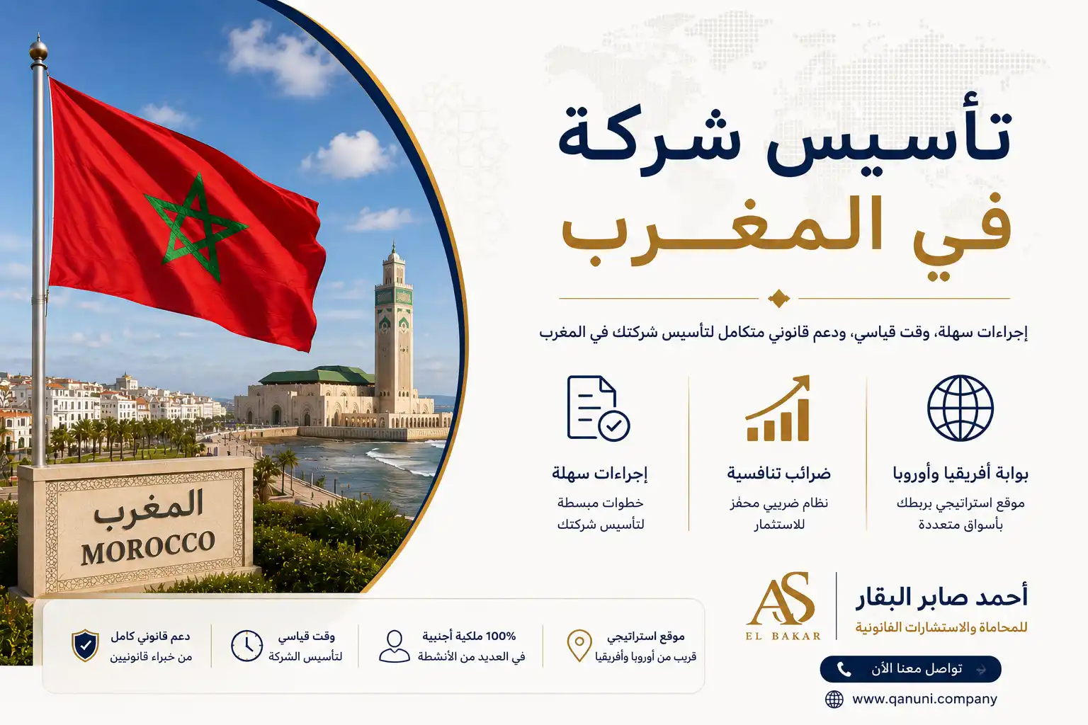 تأسيس شركة في المغرب